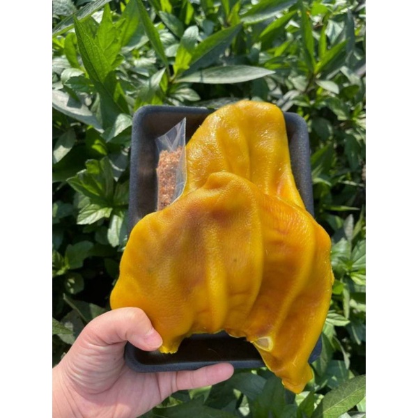 TAI HEO Ủ MUỐI - DAI GIÒN SẦN SẬT, THƠM NGON HẤP DẪN khay 500g giao Tp.hcm