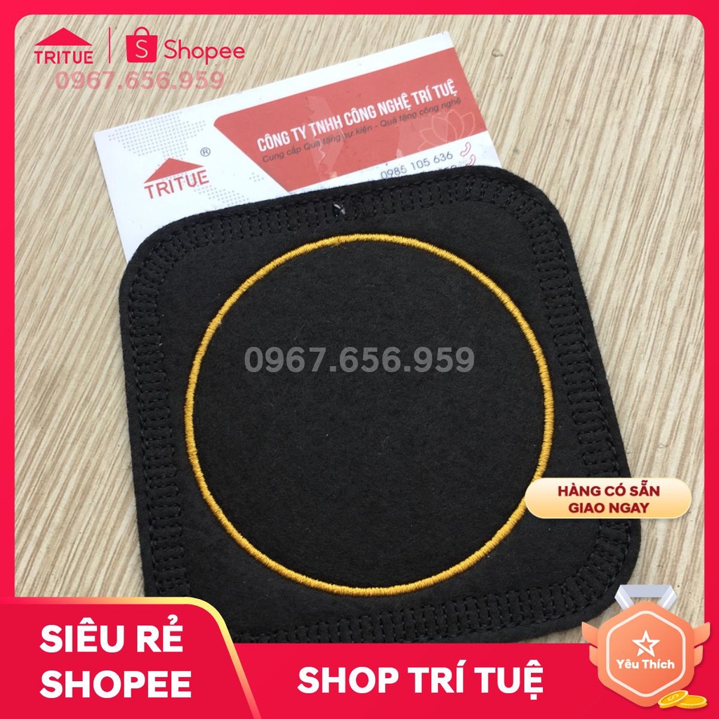 Lót ly vải nỉ - Chuyên cung cấp các loại lót ly vải nỉ thêu logo theo yêu cầu tại Tp HCM