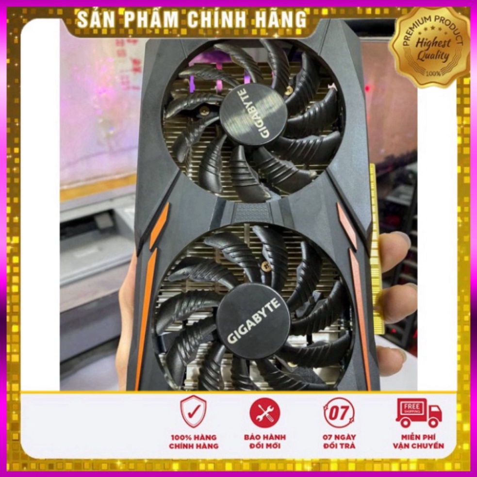 Card màn hình cũ Gigabyte gtx 1050Ti-4G-D5 Sale cực sốc . .