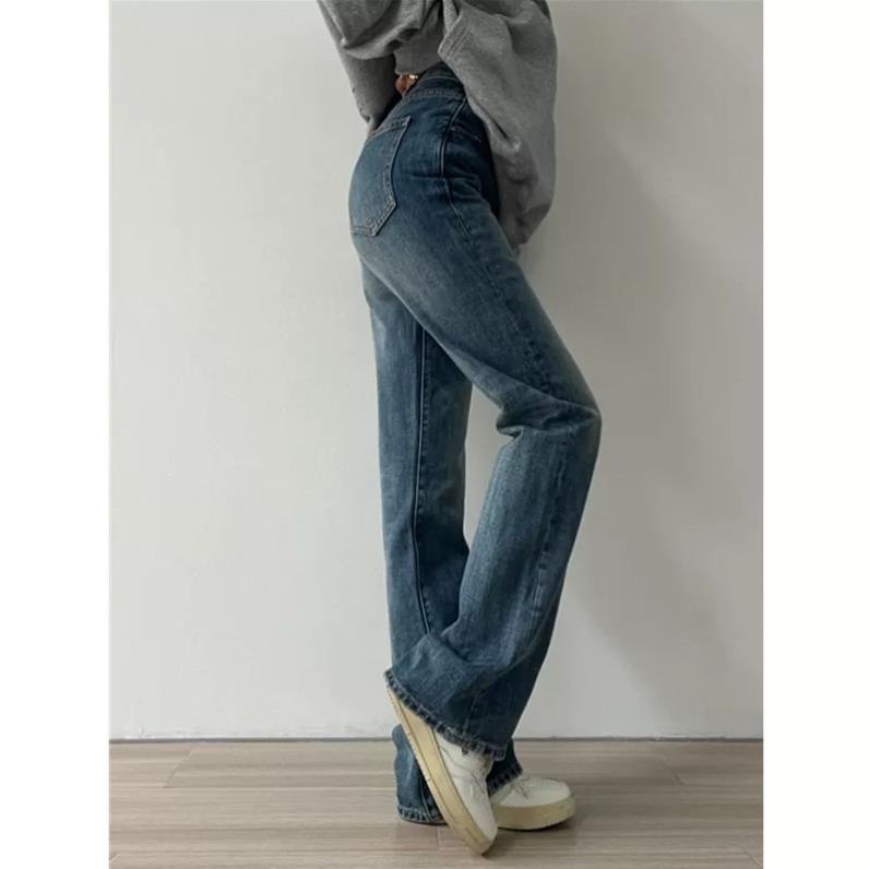 VIP HOT Quần jeans loe co dãn xanh đậm mài CC đc | BigBuy360 - bigbuy360.vn