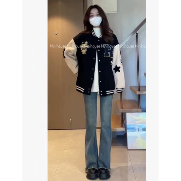 VIP HOT Quần jeans loe tua rua gấu CC đc | BigBuy360 - bigbuy360.vn