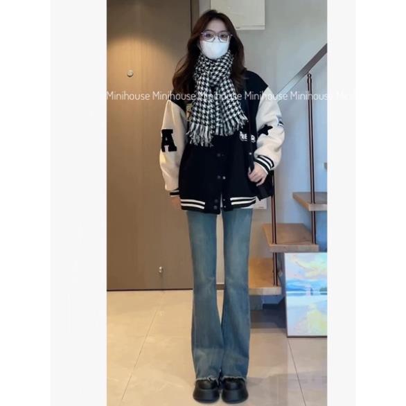 đc Hot Quần jeans loe tua rua gấu DC c | BigBuy360 - bigbuy360.vn