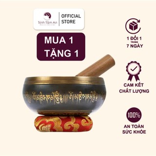 Chuông Đồng Tụng Kinh Trịnh Tâm An ,Chuông Đồng Tụng Kinh Khắc Chữ Nepal