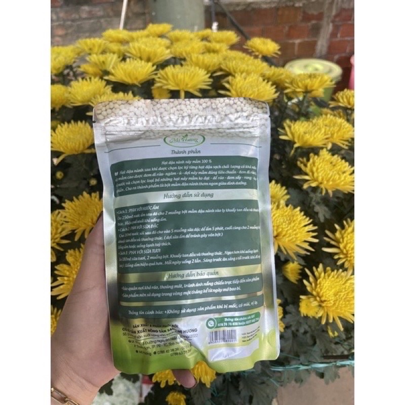 Bột Mầm Đậu Nành Tăng Vòng 1 Mị Hương - 100% Hạt đậu nành nảy mầm