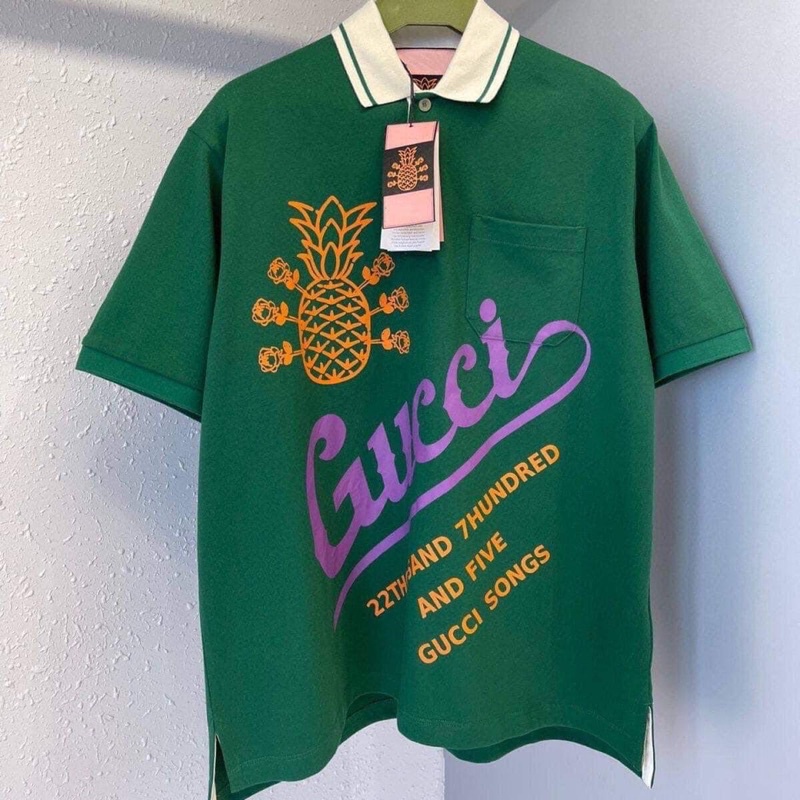 Áo polo guccii dứa sc