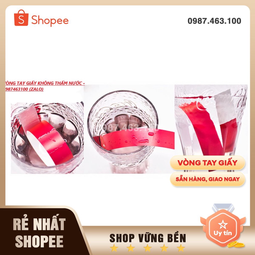 In Vòng Tay Giấy Hà Nội, Vòng Tay Giấy Tyvek xé khó rách