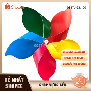 Chong chóng 5 cánh 5 màu, bóng đẹp treo dây, size 19cm,chong chóng 4 cánh 7 màu size 23cm
