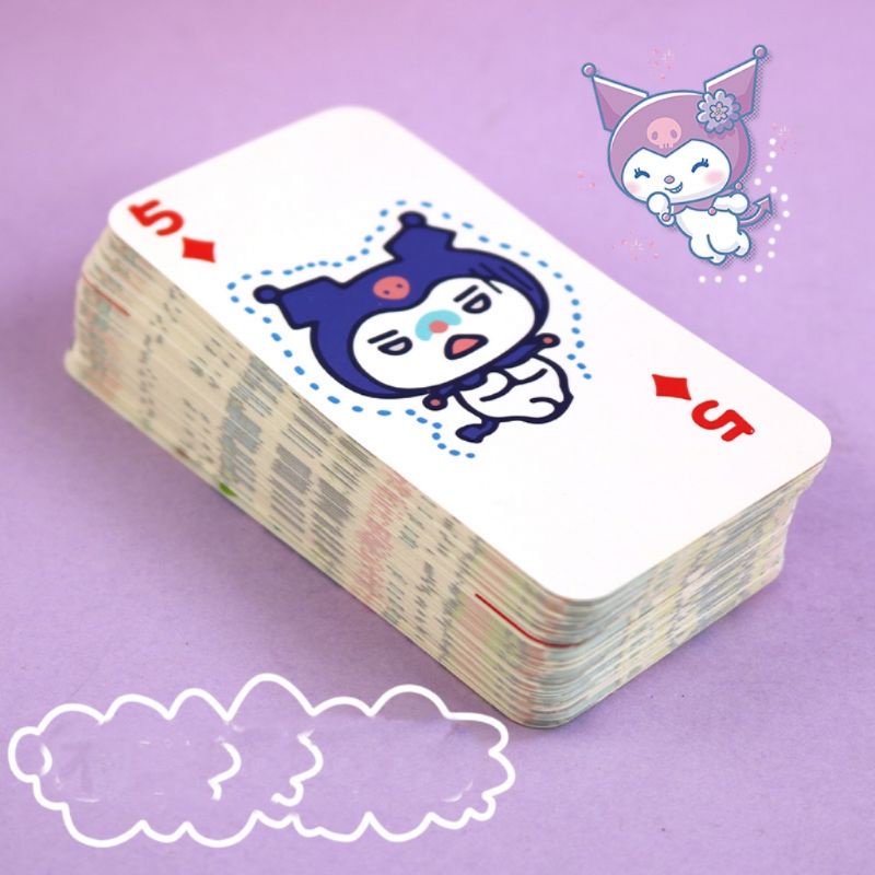 Bộ Bài Tây Mini 54 Lá Poker Sanrio Phong Cách Đáng Yêu