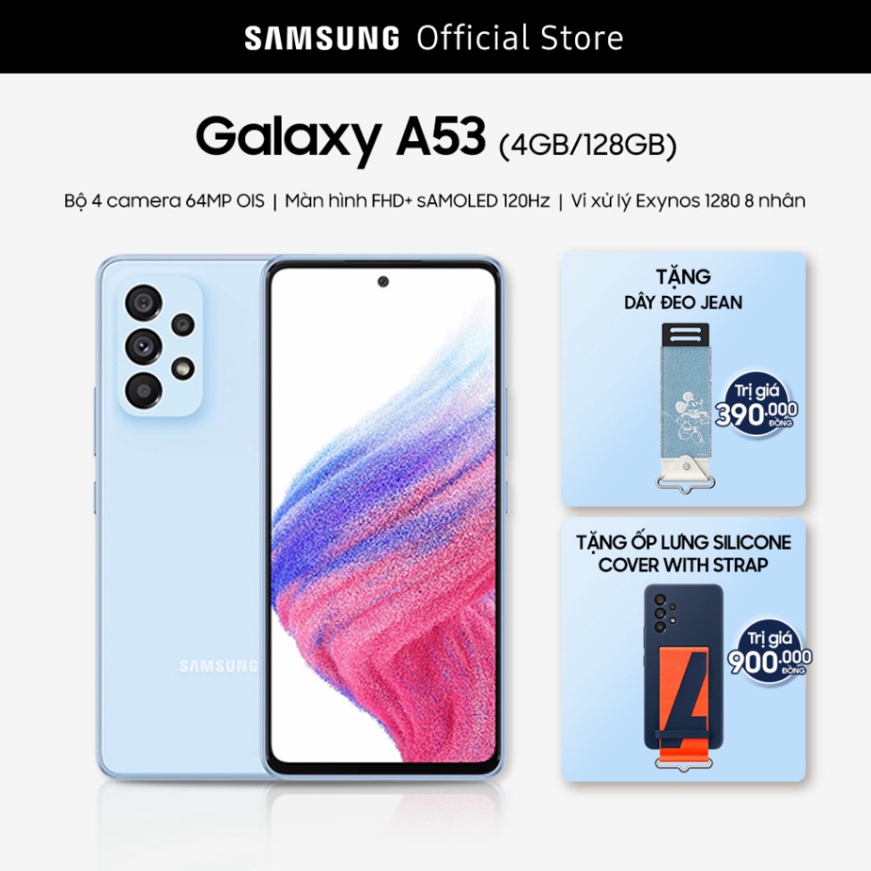 Điện Thoại Samsung Galaxy A53 8GB/128GB Hàng chính hãng