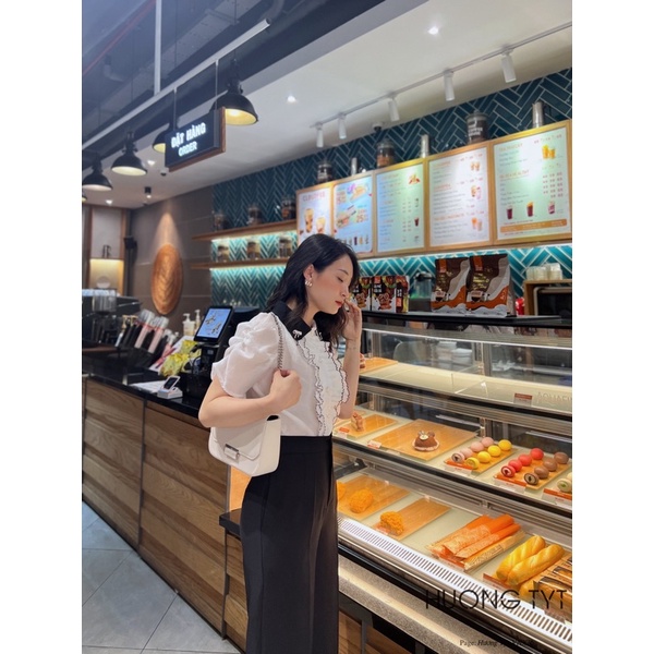 Áo somi ngắn tay thiết kế Diana DESIGN BY HUONGTYT