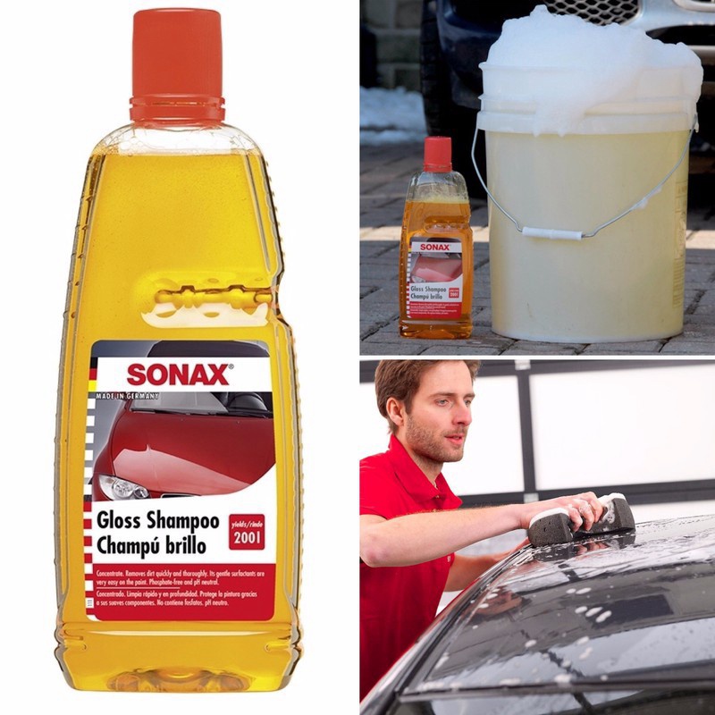 Nước Rửa Xe Đậm Đặc Sonax Gloss Shampoo 1000ml