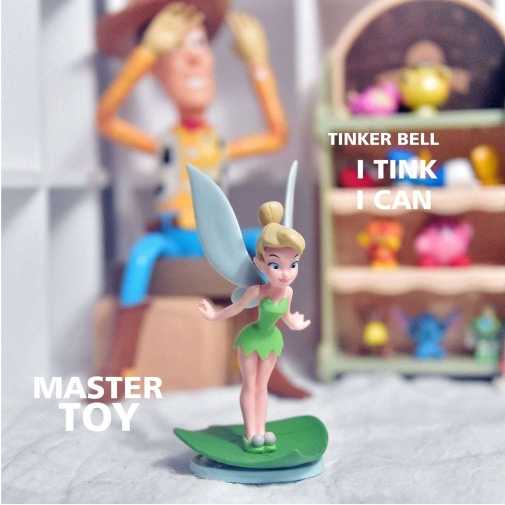 ✨Mô Hình Búp Bê Tinkerbell Và Hoa Hoạt Hình Dễ Thương Dùng Trang Trí