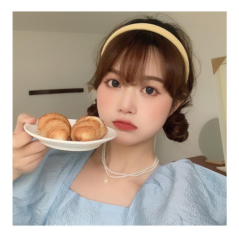 Bờm cài Tóc Vải Dày Nhiều Màu Thời Trang Hàn Quốc C69