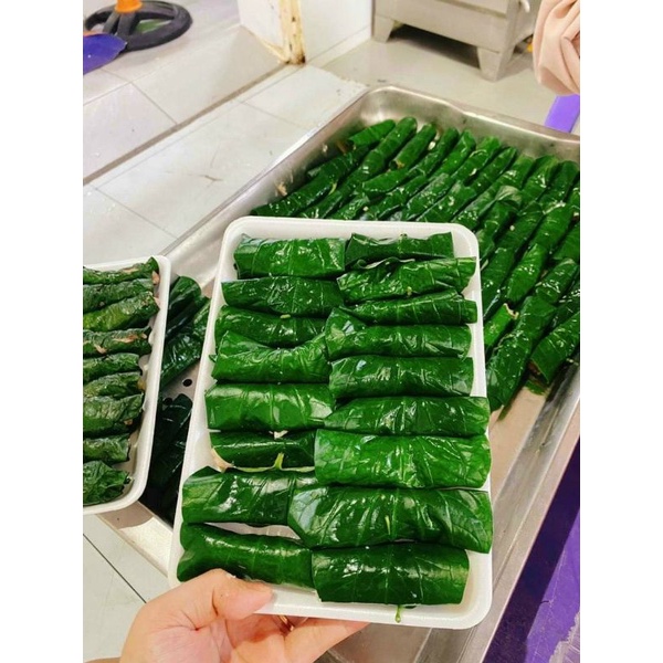 Bò cuộn lá lốt 1khay  giao Tp.hcm