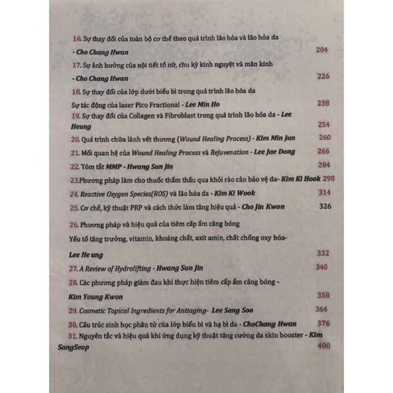 Giáo Trình - SKIN Trẻ Hoá Da
