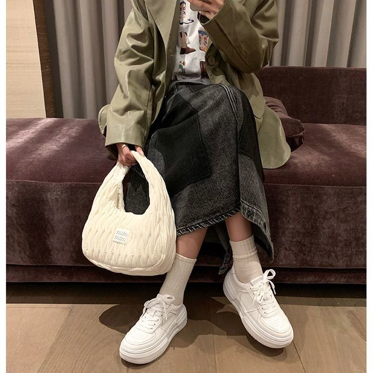 Giày Thể Thao Da Đế Dày Thời Trang Mùa Xuân 2023 Cho Nữ