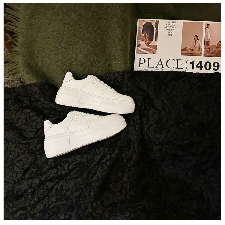 Giày Thể Thao Da Đế Dày Thời Trang Mùa Xuân 2023 Cho Nữ