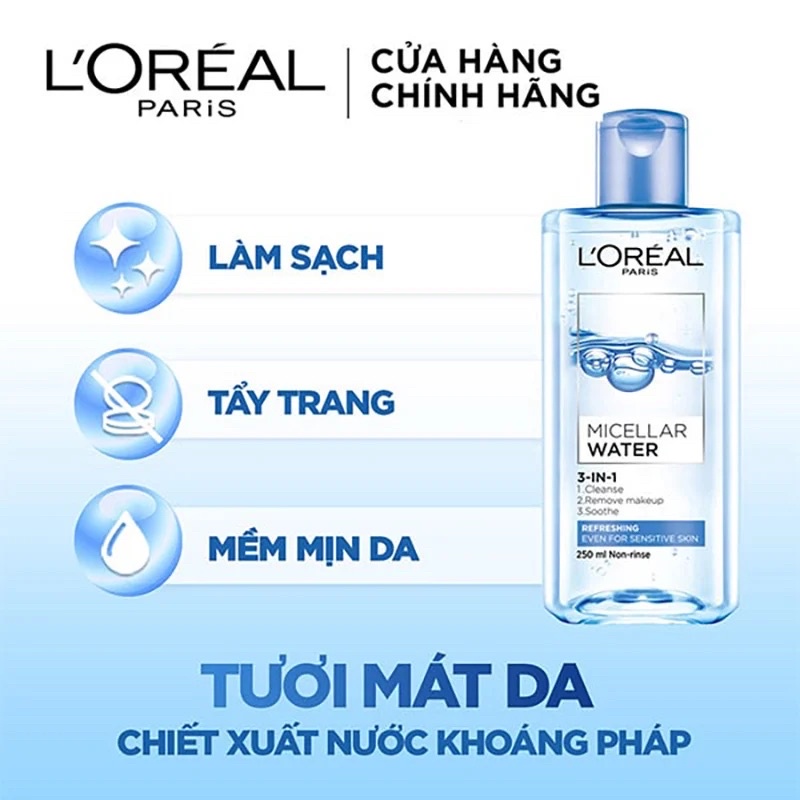 Nước Tẩy Trang Loreal 400ml