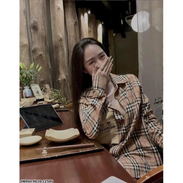 Áo sơmi BBR chất vải kaki dày mềm mịn, sơmi buberry mẫu mã mới hot trend 2024