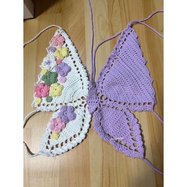 Áo Bikini len hình bướm nhiều màu sắc quyến rũ thời trang nữ