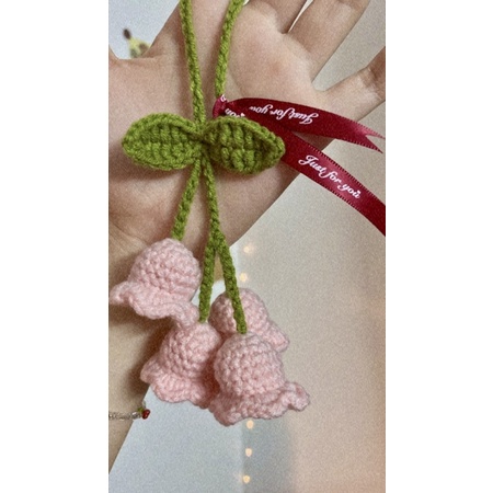 Móc khoá hoa chuông handmade