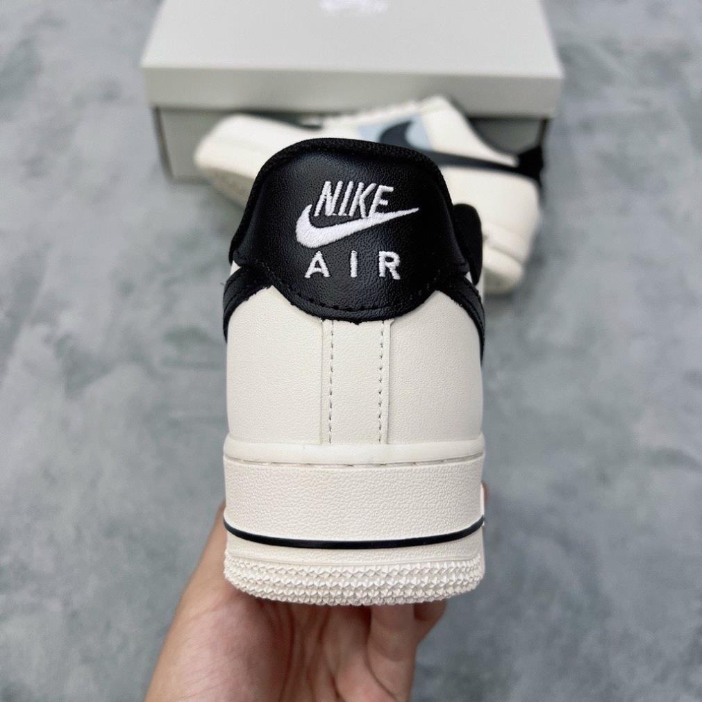 Giày _AF1 Mũi Đen Nam Nữ, giày Air Force 1 Low Cream Black Hót Trend Bản Cao Cấp,Hàng Đẹp Tặng Hộp Và Bill