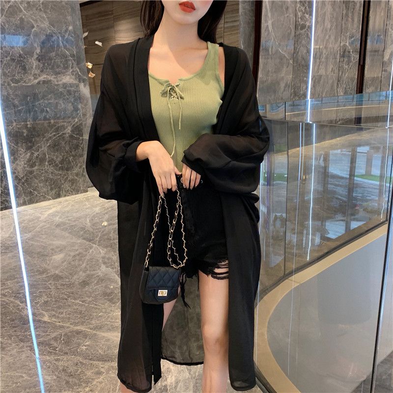 áo chống nắng áo khoác nắng ♀✢✇Áo Khoác Cánh Dơi Chống Nắng Dáng Rộng Thời Trang Xuân Hè Hàn Quốc 2023 Mới Cho Nữ