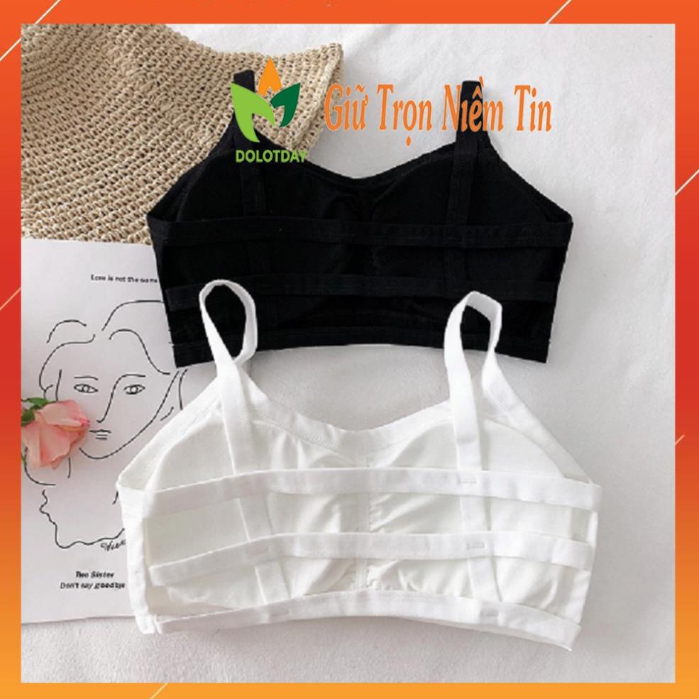 Áo Bra 3 dây học sinh cấp 1 cấp 2 có mút đệm mỏng cho bé gái