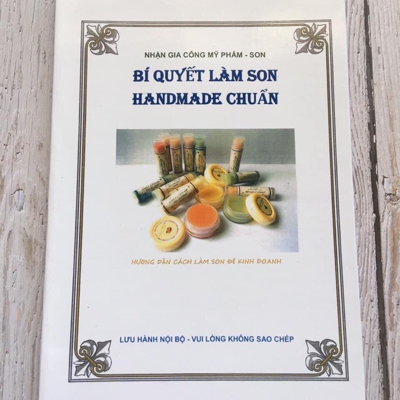 Giáo Trình - Làm Son Handamade