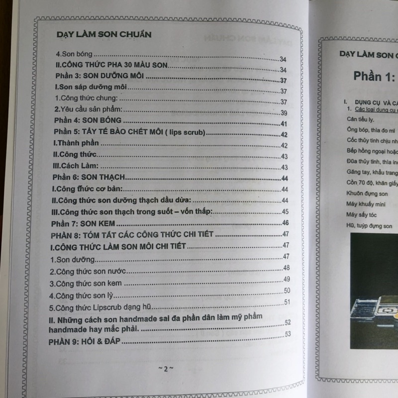 Giáo Trình - Làm Son Handamade