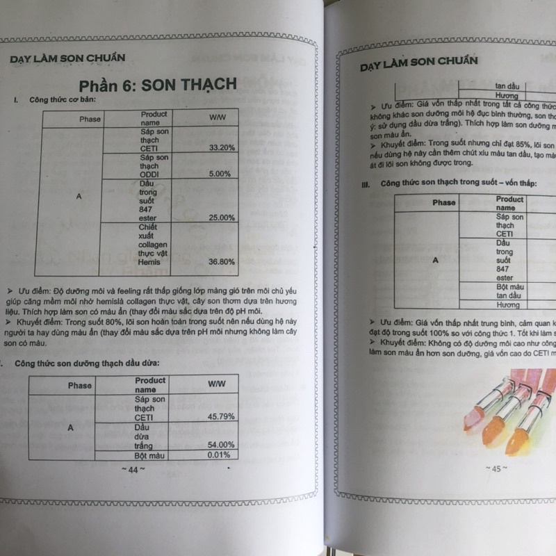 Giáo Trình - Làm Son Handamade