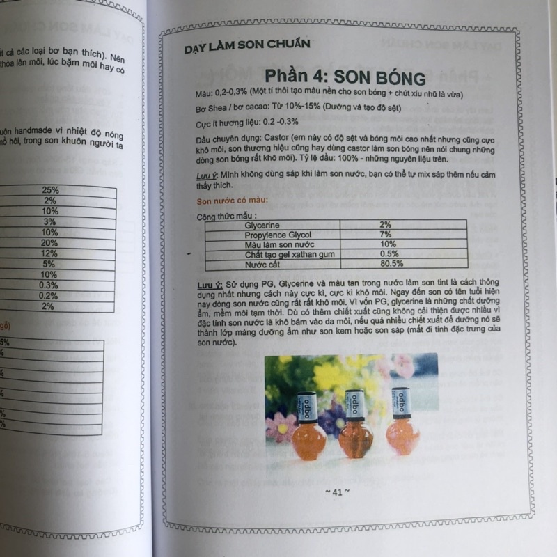 Giáo Trình - Làm Son Handamade