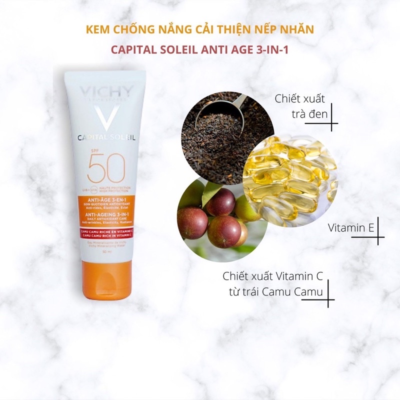 Kem chống nắng  Vichy Capital Soleil SPF50+