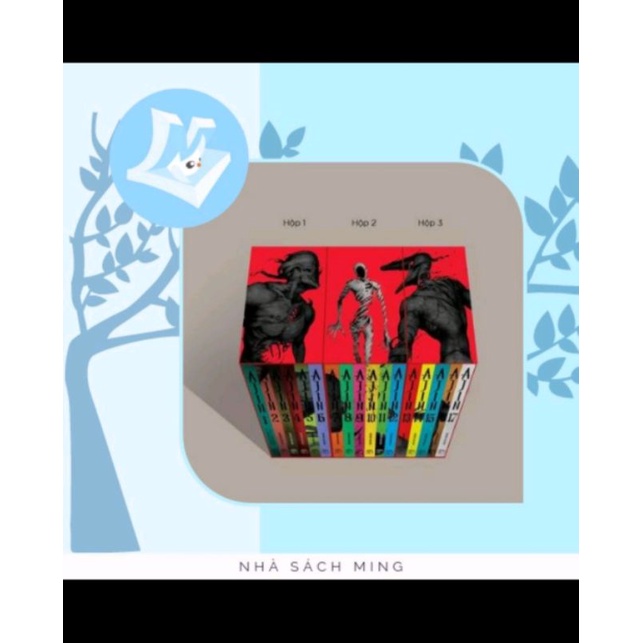 Boxset notebook Ajin 1-3 còn 3 box