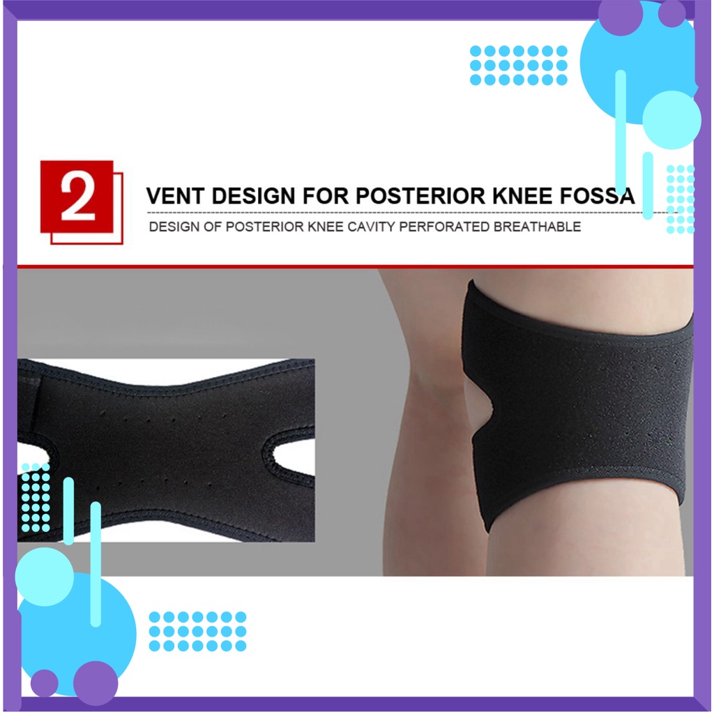 Bó gối Sport Aolikes A-7929 Đai tương trợ xương bánh chè chở che đầu gối Băng gối co dãn đàn hồi 7929 sport knee protect