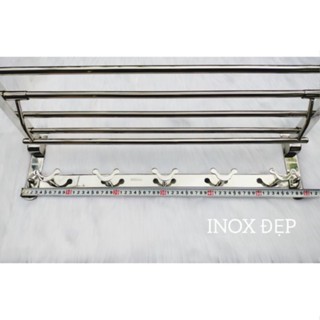  CAO CẤP Kệ nhà tắm,giàn vắt khăn phòng tắm inox 304  vuông - bướm  chân đế dày dặn,chống rỉ sét,chịu lực tốt,độ bền 