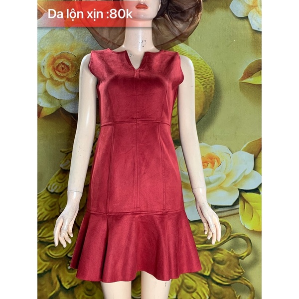 đầm Body đuôi cá chất da lộn Sazi m