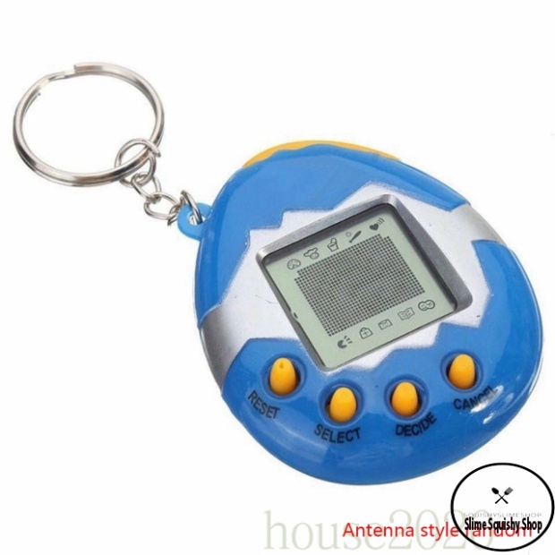 Máy game Play nuôi thú ảo xách tay có móc khóa nhiều màu sắc tùy chọn lựa phong thái 2023 cho trẻ con và 8x9x