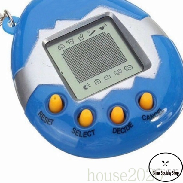 Máy game Play nuôi thú ảo xách tay có móc khóa nhiều màu sắc tùy chọn lựa phong thái 2023 cho trẻ con và 8x9x