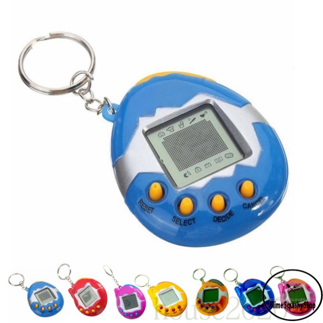 Máy game Play nuôi thú ảo xách tay có móc khóa nhiều màu sắc tùy chọn lựa phong thái 2023 cho trẻ con và 8x9x