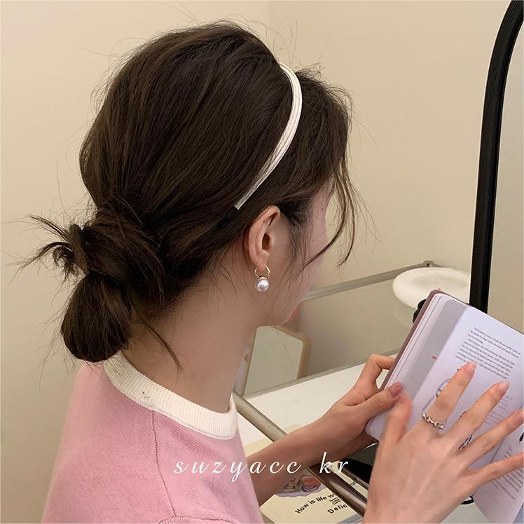 Băng Đô Da Siêu Nhẹ Thắt Nút Phong Cách Hepburn Đơn Giản Sang Trọng