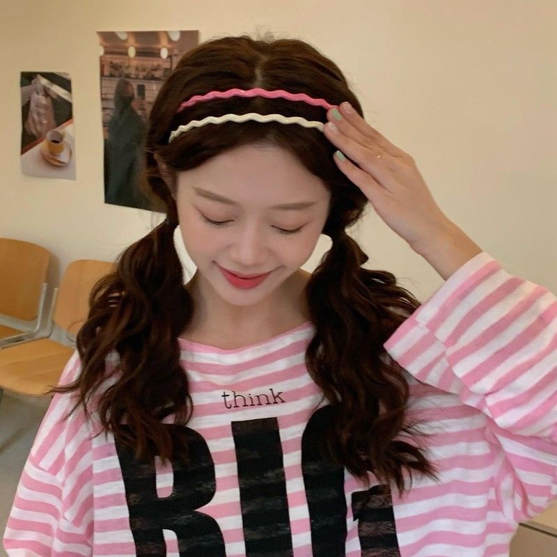 Băng Đô Cài Tóc Mỏng Màu Sắc Ngọt Ngào Dễ Phối Đồ