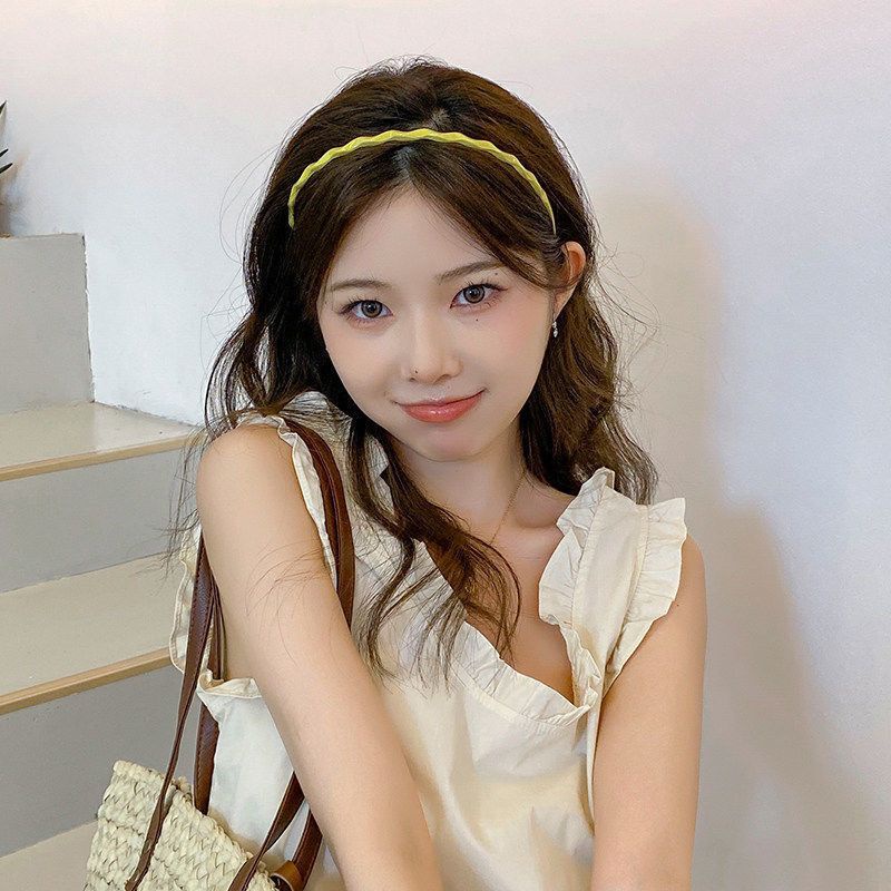 Băng Đô Cài Tóc Mỏng Màu Sắc Ngọt Ngào Dễ Phối Đồ
