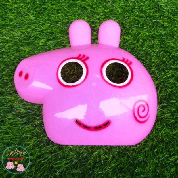 Mặt nạ HEO HỒNG PEPPA PIG- công cụ giải trí Trung thu vào vai Halloween cho bé dùng trung thu sinh nhật lễ hội
