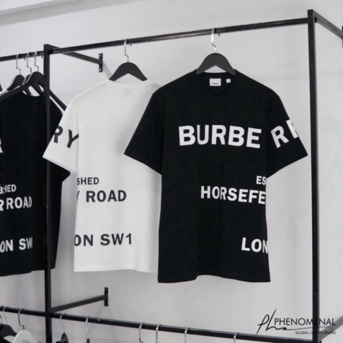 Áo Phông BBR Horseferry Nam Nữ ❤ Áo Cộc Tay Fom Rộng Chất Cotton Cổ Bo Dày Dặn Hàng Cao Cấp | BigBuy360 - bigbuy360.vn