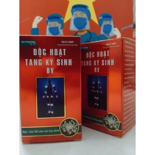 Viên xương khớp Độc hoạt tang ký sinh BV Pharma - Hộp 100 viên