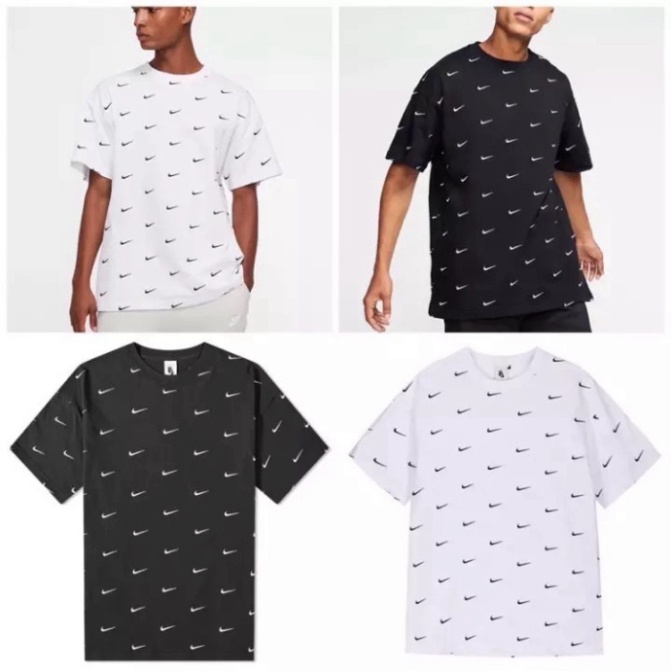 Áo Thun 𝐍𝐢𝐤𝐞 Swoosh in Logo - Áo thun tay lỡ unisex nam nữ form rộng oversize chất liệu Cotton (Ảnh thật kèm Clip)