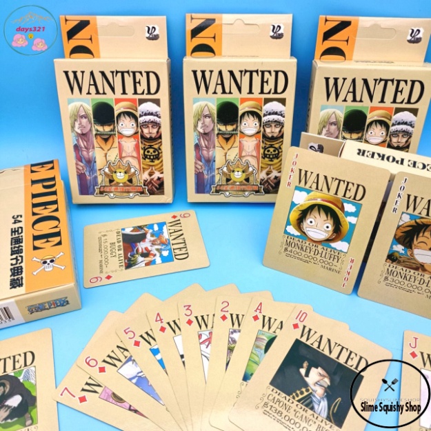 Bài tây anime manga, tú lơ khơ tổ hợp đa dạng mẫu mã One Piece, Naruto, Dragon Ball, Kimetsu no Yaiba, Conan, Doraemon