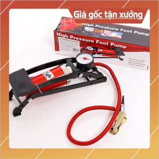 Bơm đạp chân xe máy ô tô xe đạp, phao, bóng - bơm xe đạp bơm đạp chân đa năng tiện dụng - shop lemarsx