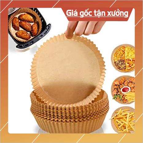 Set 50 Đĩa Giấy Nến Lót Nồi Chiên Không Dầu, Giấy Nến Tròn Lót Xửng Hấp, Giấy Nến Làm Bánh - Shop Lemarsx